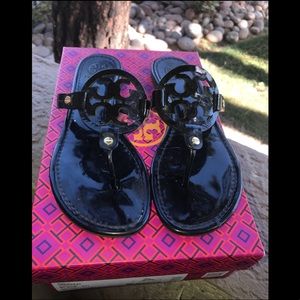 Tory Burch black Miller sandals